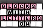 Blocks With Letters On