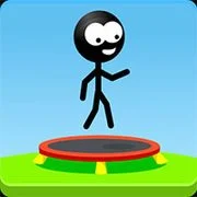 Trampoline Stickman