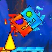 Fire and Water Geometry Dash