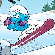 Smurfs Snowboard