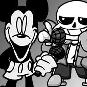 FNF: Suicide Mouse VS Sans