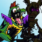 FNF: Triple Trouble but FNAF Security Breach Sings it