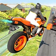 Flying Motorbike Driving Simulator