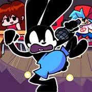 FNF Oswald Sing Rabbit’s Luck with Lyrics