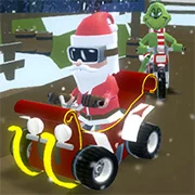 Grinch Chase Santa