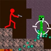 Stick vs Monster School Online Game 🕹️ Play Now