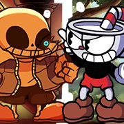 FNF Sans and Cuphead Sing Stargazer