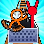 Stickman Carts: Roller Coaster