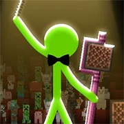 FNF Rush E but Animation vs. Minecraft