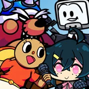 FNF Purple Comet But Everyone Sings It