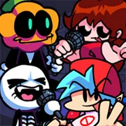 FNF Treats – Spooky Kids vs GF & BF